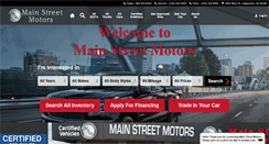 Desktop Screenshot of mainstreetmotors.org